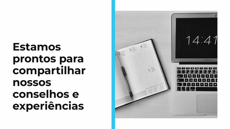 Negócios inovadores são nossa esfera Construtor de sites HTML