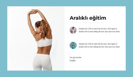 Interval Training - HTML Açılış Sayfası