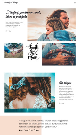 Yaratıcı Fotoğrafçılık - Duyarlı WordPress Teması