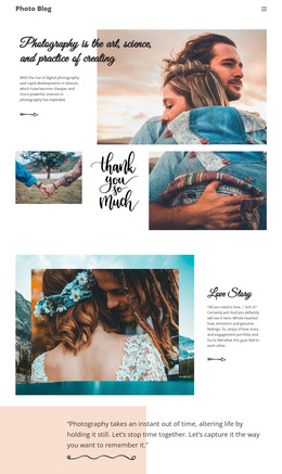 Creative Photography WordPress Theme