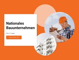 National Construction Company - HTML-Seitenvorlage