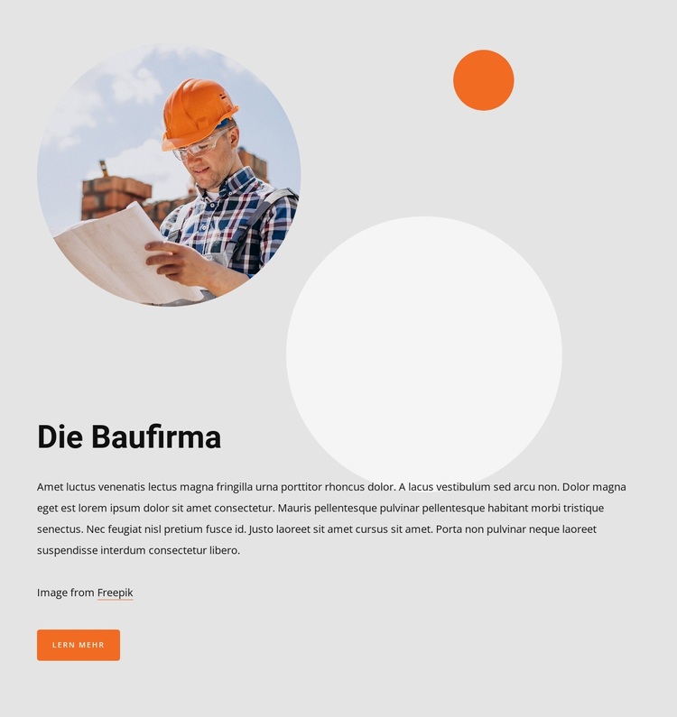 Our construction group WordPress-Theme