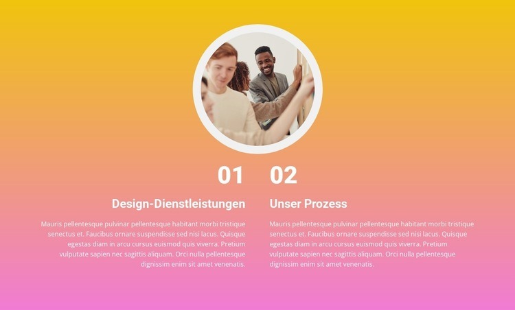 Hochklassig Landing Page