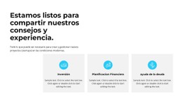 Consultas De Negocios De Clase Alta Plantilla De Cuadrícula CSS