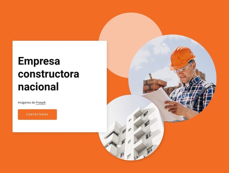 National construction company Plantilla HTML5