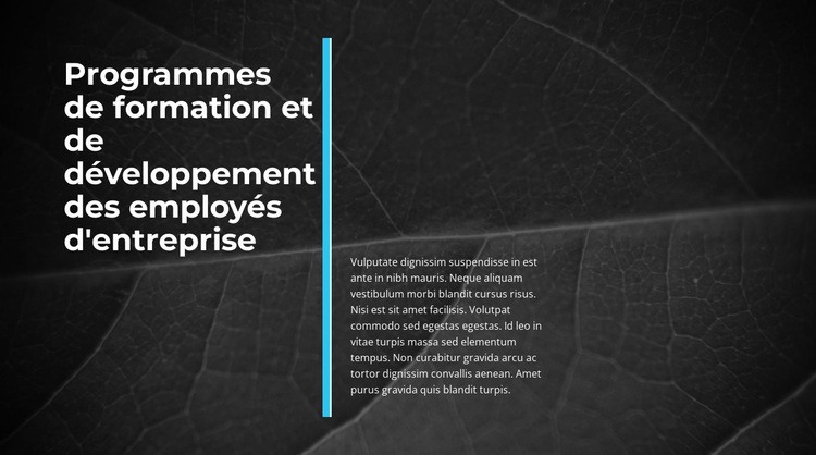 Entreprise Innovante Maquette de site Web