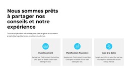 Consultations D'Affaires De Haut Niveau - Modèle HTML Et CSS