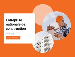 National Construction Company - Modèle De Page HTML