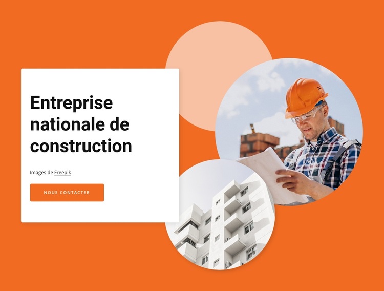 National construction company Thème WordPress