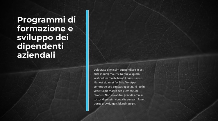 Affari innovativi Costruttore di siti web HTML