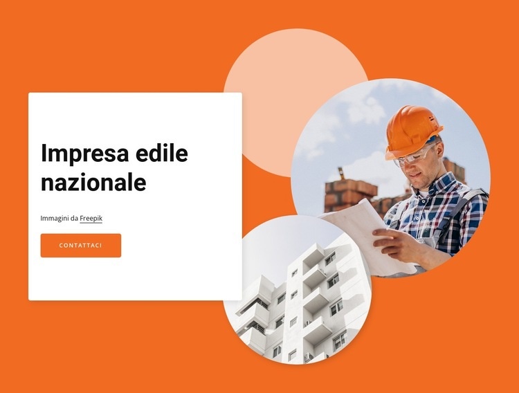 National construction company Costruttore di siti web HTML