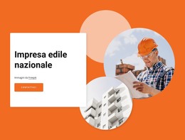 National Construction Company - Modello Di Pagina HTML