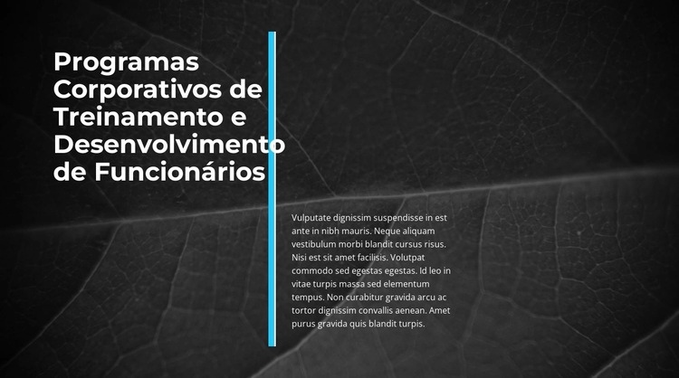 Negócios inovadores Construtor de sites HTML