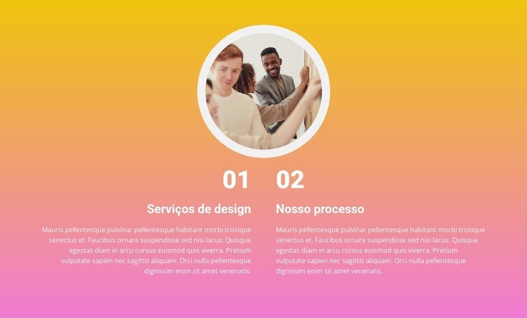 Alta classe Landing Page