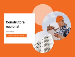 National Construction Company - Inspiração De Tema WordPress