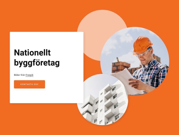 National construction company WordPress -tema