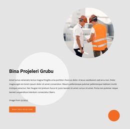 Large Construction Company - Modern Web Şablonu