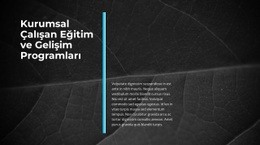 Yenilikçi İş - HTML Website Maker