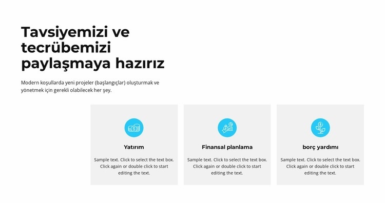 Birinci Sınıf İş Danışmanlığı Web Sitesi Oluşturucu Şablonları