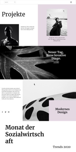 Site-Design Für Heben Sie Sich Von Anderen Ab