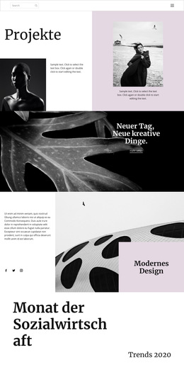 Heben Sie Sich Von Anderen Ab - Premium-Website-Vorlage Für Unternehmen