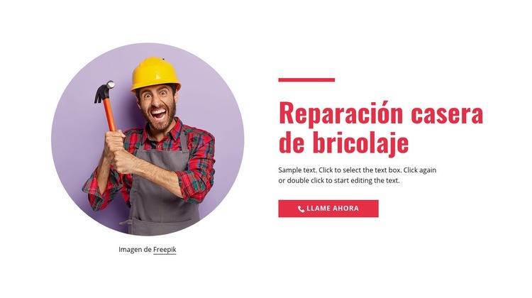 Reparación del hogar paso a paso Creador de sitios web HTML