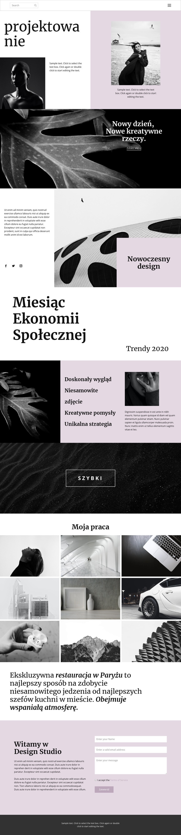 Wyróżnij się od innych Szablon HTML5