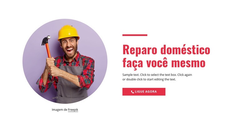 Reparo doméstico passo a passo Modelos de construtor de sites