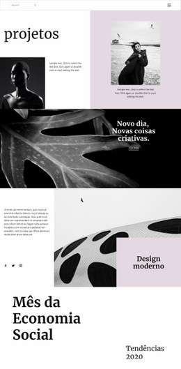 Design Do Site Para Destaque-Se Dos Outros