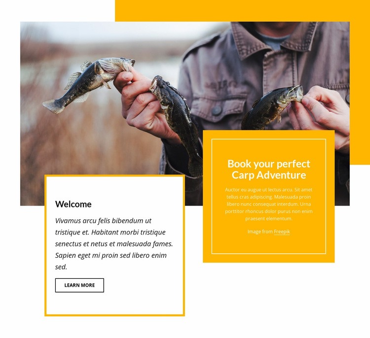 Book your adventure Wix Template Alternative