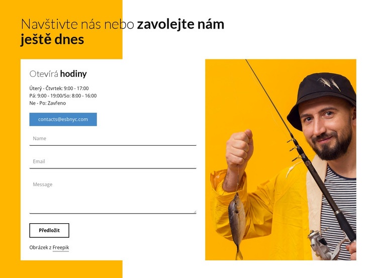 Navštivte náš tábor dnes Šablona CSS