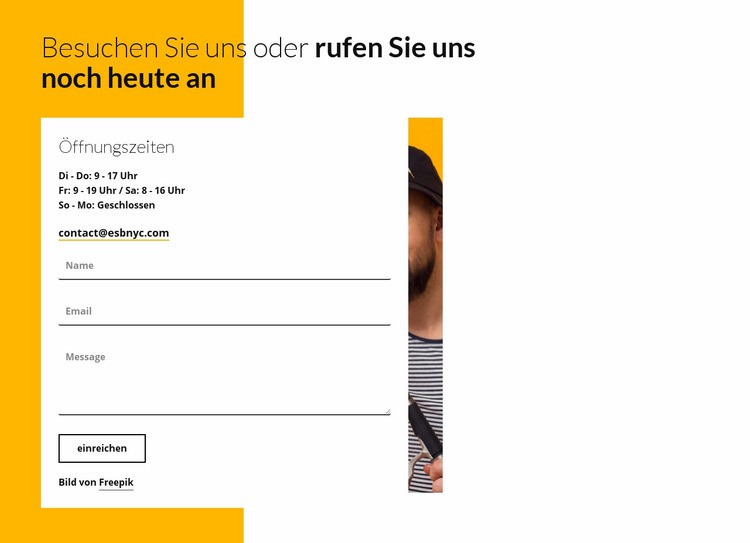 Besuchen Sie noch heute unser Camp HTML Website Builder