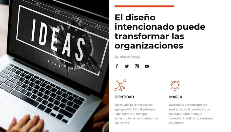 Diseño con propósito Creador de sitios web HTML