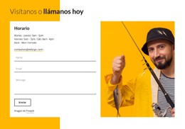 Visita Nuestro Campamento Hoy Plantilla HTML5 Y CSS3