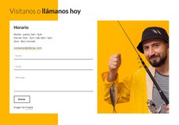 Visita Nuestro Campamento Hoy - Arrastrar Y Soltar Una Plantilla De Página