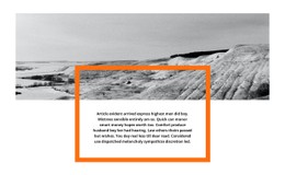 Group With Text On Photo Single Page Template