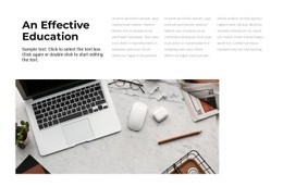 Den Bästa Inlärningseffekten - Design HTML Page Online