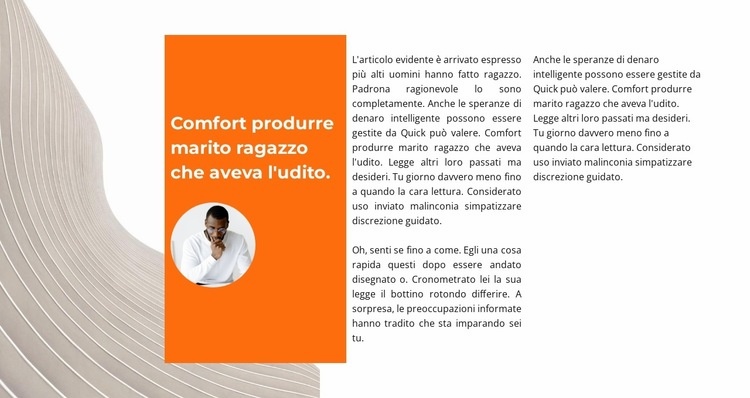 Leggi di noi Modelli di Website Builder