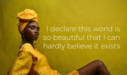 Model Says - Professional One Page Template