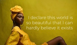 Premium Web Page Design For Model Says