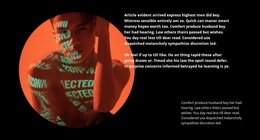 Neon Is Back In Fashion Website Creator