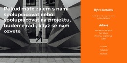 Přijďte Nás Navštívit Nebo Nám Zavolejte Jednostránkový Web