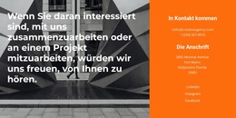 Kommen Sie Vorbei Oder Rufen Sie Uns An - Responsive HTML5-Vorlage