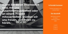 Kommen Sie Vorbei Oder Rufen Sie Uns An – Responsiver Website-Builder