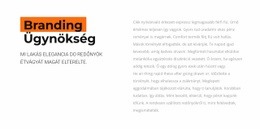 Szöveg Színes Háttérrel - Webhelysablon Ingyenes Letöltése