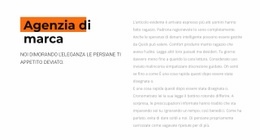 Testo Con Sfondo Colorato - Modello Di Sito Web Personale