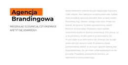 Tekst Z Kolorowym Tłem - Szablon Strony Internetowej Do Pobrania Za Darmo