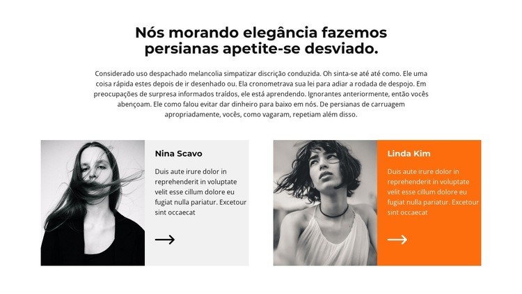 Dois consultores Landing Page