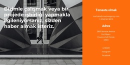 Ziyarete Gelin Veya Bizi Arayın - Duyarlı WordPress Teması