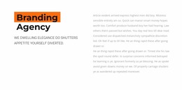 Text With Color Background -Ready To Use Website Mockup